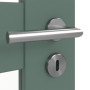 Detailansicht der Oberfläche von CLASSEN Innentür Frame 5.7 Uni Green Dekorfolie mit Lichtausschnitt