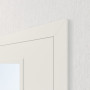 Detailansicht der Tür von Innentür-Set Weißlack RAL 9016 LA-01 reverse mit Zarge und Drücker
