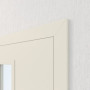 Detailansicht der Tür von Innentür-Set Weißlack RAL 9010 LA-02 reverse mit Zarge und Drücker