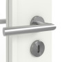 Detailansicht der Oberfläche von WESTAG Innentür Sira Weiß ähnl. RAL 9003 Westalack Soft mit Lichtausschnitt LA-100