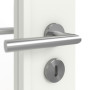 Detailansicht der Oberfläche von WESTAG Innentür Sira Weiß ähnl. RAL 9003 Westalack Soft mit Lichtausschnitt LA-1000