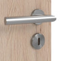 Detailansicht der Oberfläche von JELD-WEN Innentür Eiche Barrique Optima DuriTop CPL mit Lichtausschnitt LÖ-14