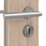 Detailansicht der Oberfläche von JELD-WEN Innentür Eiche Barrique Optima DuriTop CPL mit Lichtausschnitt LÖ-20