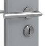 Detailansicht der Oberfläche von JELD-WEN Innentür Flint Grey Optima DuriTop CPL mit Lichtausschnitt LÖ-20