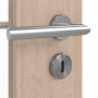 Detailansicht der Oberfläche von JELD-WEN Innentür Nova Ahorn Optima DuriTop CPL mit Lichtausschnitt LÖ-20