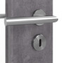 Detailansicht der Oberfläche von JELD-WEN Innentür Trend Concrete Anthrazit Optima DuriTop CPL mit Lichtausschnitt LÖ-20