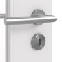 Detailansicht der Oberfläche von JELD-WEN Innentür Grauweiß Optima DuriTop CPL mit Lichtausschnitt LÖ-23