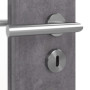 Detailansicht der Oberfläche von JELD-WEN Innentür Trend Concrete Anthrazit Optima DuriTop CPL mit Lichtausschnitt LÖ-23