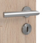 Detailansicht der Oberfläche von JELD-WEN Innentür Eiche Barrique Optima DuriTop CPL mit Lichtausschnitt LÖ-40