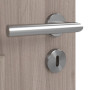 Detailansicht der Oberfläche von JELD-WEN Innentür Sandeiche Optima DuriTop CPL mit Lichtausschnitt LÖ-40