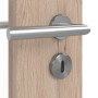 Detailansicht der Oberfläche von JELD-WEN Innentür Eiche Barrique Optima DuriTop CPL mit Lichtausschnitt LÖ-62 schlossseitig