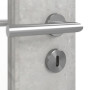 Detailansicht der Oberfläche von JELD-WEN Innentür Trend Concrete Hell Optima DuriTop CPL mit Lichtausschnitt LÖ-62 schlossseitig