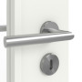 Detailansicht der Oberfläche von WESTAG Innentür Sira Weiß ähnl. RAL 9003 Westalack Soft mit Lichtausschnitt LA-DIN