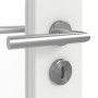Detailansicht der Oberfläche von GARANT Zimmertür Matt Weißlack 9016 G-TEC mit Lichtausschnitt LA-3