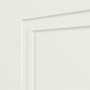 Detailansicht der Fräsung von Innentür-Set Terra 3.10 Lackweiß RAL 9003 mit Zarge und Drücker - Classen