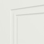 Detailansicht der Fräsung von Innentür-Set Terra 3.9 Lackweiß RAL 9003 mit Zarge und Drücker - Classen