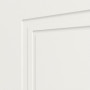 Detailansicht der Fräsung von Innentür-Set Terra 3.9 Lackweiß RAL 9016 mit Zarge und Drücker - Classen