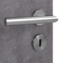 Detailansicht der Oberfläche von JELD-WEN Innentür Trend Concrete Anthrazit Optima DuriTop CPL