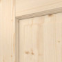 Detailansicht der Fräsung von Innentür-Set Typ 6002-03 Fichte Massivholz mit Zarge und Drücker - Radex