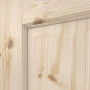 Detailansicht der Fräsung von Typ 6002-03 Kiefer Massivholz Innentür - Radex