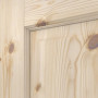Detailansicht der Fräsung von Typ 6002-04 Kiefer Massivholz Innentür - Radex
