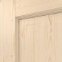 Detailansicht der Fräsung von Typ 6002-04-LA2 Fichte Massivholz Innentür - Radex