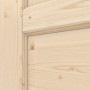 Detailansicht der Fräsung von Innentür-Set Typ 6002-04N Fichte Massivholz mit Zarge und Drücker - Radex
