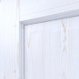 Detailansicht der Fräsung von Typ 6002-04-SF9 Fichte weiß pigmentiert Massivholz Innentür - Radex