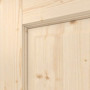 Detailansicht der Fräsung von Typ 6002-B Fichte Massivholz Innentür - Radex