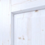 Detailansicht der Fräsung von Typ 6002-B Fichte weiß pigmentiert Massivholz Innentür - Radex