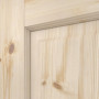 Detailansicht der Fräsung von Typ 6002-B Kiefer Massivholz Innentür - Radex