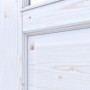 Detailansicht der Fräsung von Typ 6002-SP10-B Fichte weiß pigmentiert Massivholz Innentür - Radex