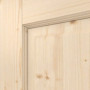 Detailansicht der Fräsung von Typ 6002-LA Fichte Massivholz Innentür - Radex