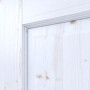 Detailansicht der Fräsung von Typ 6002-LA Fichte weiß pigmentiert Massivholz Innentür - Radex