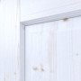 Detailansicht der Fräsung von Typ 6002-LA SPR 62/R Fichte weiß pigmentiert Massivholz Innentür - Radex