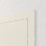 Detailansicht der Tür von Innentür-Set Linea 02 reverse Weißlack mit Zarge und Drücker