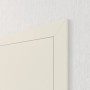 Detailansicht der Tür von Innentür-Set Linea 03 reverse Weißlack mit Zarge und Drücker
