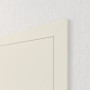 Detailansicht der Tür von Innentür-Set Linea 04 reverse Weißlack mit Zarge und Drücker