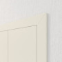 Detailansicht der Tür von Innentür-Set Linea 05 reverse Weißlack mit Zarge und Drücker