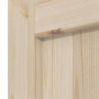 Detailansicht der Fräsung von Loft I Kiefer Massivholz Innentür - Radex