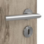 Detailansicht der Oberfläche von HÖRMANN Innentür Pure 1 Nordeiche Duradecor DesignLine mit Lichtausschnitt quer