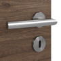 Detailansicht der Oberfläche von HÖRMANN Innentür Pure 2 Alpineiche quer Duradecor DesignLine mit Lichtausschnitt quer mit bündiger Lisene Plain 79-7