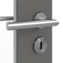 Detailansicht der Oberfläche von HÖRMANN Innentür Rail 1 Staubgrau RAL 7037 Duradecor DesignLine