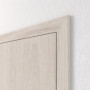 Geschlossene Detailansicht von Innentür-Set gebürstete Salzeiche ProLine Duradecor stumpfeinschlagend mit Zarge und Drücker - Hörmann