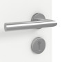 Detailansicht der Oberfläche von GARANT Objektinnentür D354-60 Designer White Resopal mit Lichtausschnitt LA-10