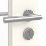 Detailansicht der Oberfläche von GARANT Objektinnentür 0105-60 Pearl White CePaL mit Lichtausschnitt LA-2