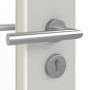 Detailansicht der Oberfläche von GARANT Objektinnentür D92-60 Dove Grey Resopal mit Lichtausschnitt LA-2