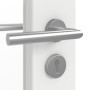 Detailansicht der Oberfläche von GARANT Objektinnentür Matt Weißlack 9016 G-TEC mit Lichtausschnitt LA-3
