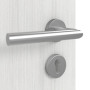 Detailansicht der Oberfläche von GARANT Objektinnentür Authentic Grigio CePaL mit Lichtausschnitt LA-4 bandseitig