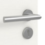 Detailansicht der Oberfläche von GARANT Objektinnentür Quer Authentic Bianco CePaL mit Lichtausschnitt LA-4 mittig
